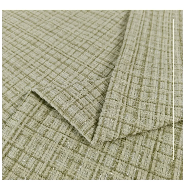 عادي مضفر نسيج التويد بالمتر للملابس معاطف فساتين رمي وسادة اليدوية DIY بها بنفسك الخياطة سميكة القماش لينة الأبيض #6