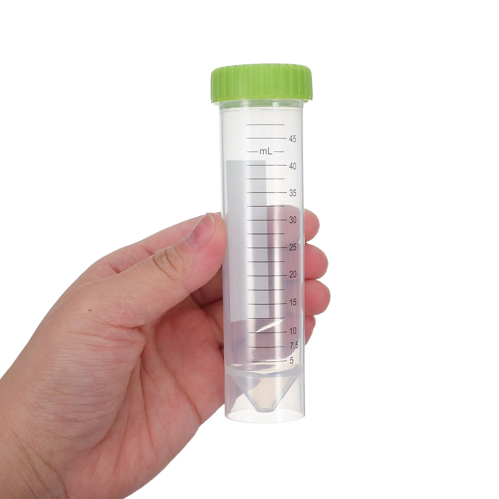 25Pcs Lab Centrifuge Tubes 50Ml Self-Standing Polypropylene Conical Test Tubes Screw Caps Graduated Leakproof Sample Storage