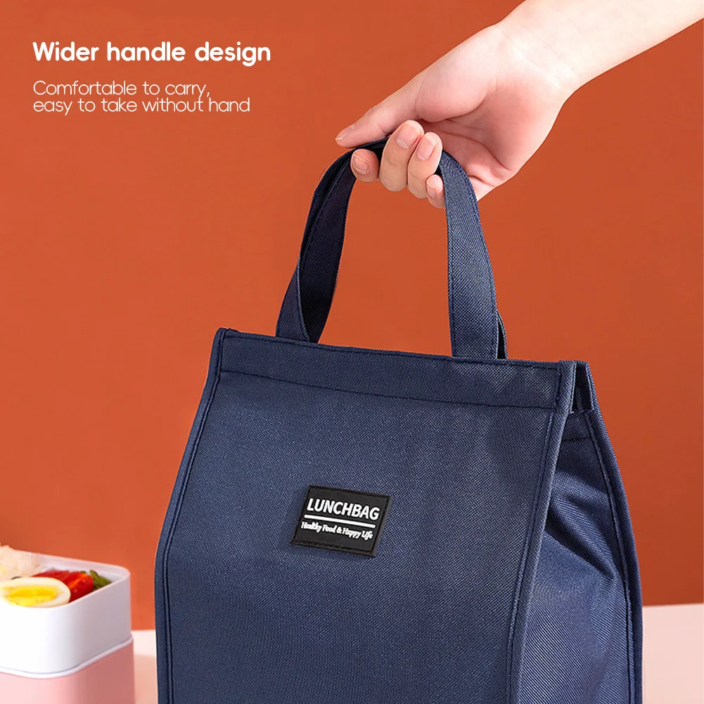 Thermal Insulated Lunch Bags for Men Women Oxford cloth Bento Box Organizer Portable Lunch Bag Cooler Bag Tote Food Storage Bags