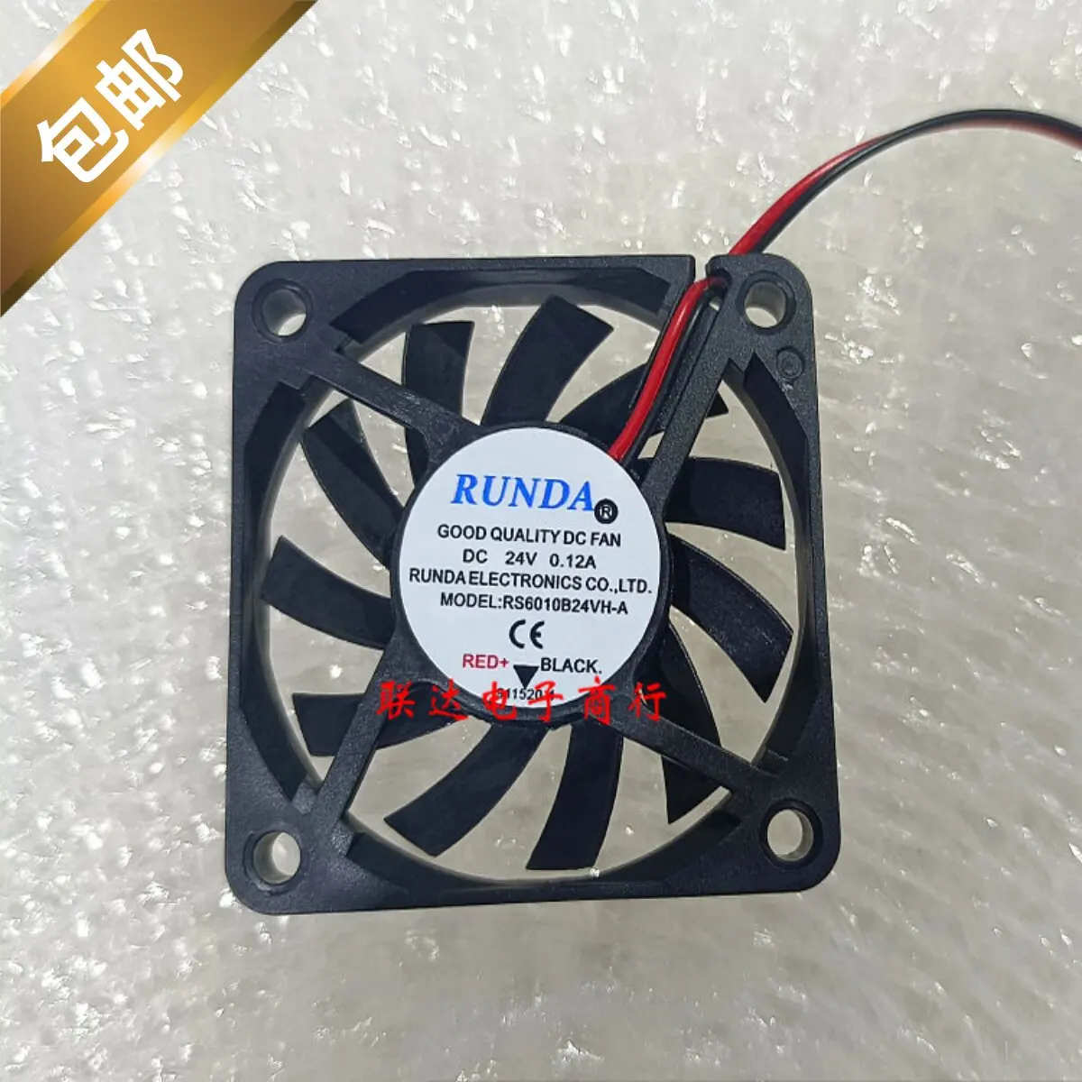 

For RUNDA RS6010B24VH-A Inverter DC24V 0.12A Cooling Fan 6010