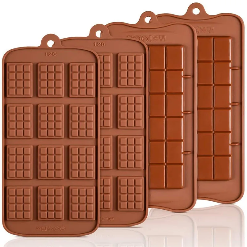 Heart Chocolate Patisserie Candy Bar Mould Cake Decoration Kitchen Baking Accessories New Silicone Mold 2023 Baking Accessories