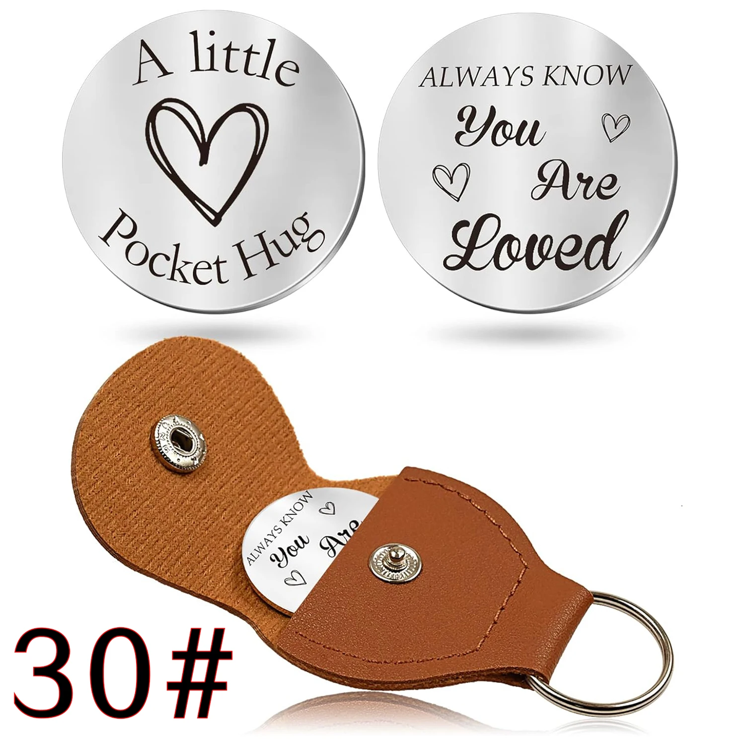 44 styles to choose from Pocket Hug Token Gifts for Men Boyfriend Girlfriend Inspirational Gift for Son Daughter Brother with