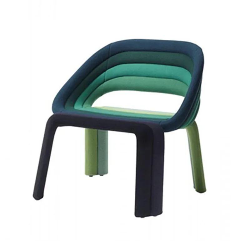 

Internet celebrity model room creative color leisure art modeling backrest single chair dining chair