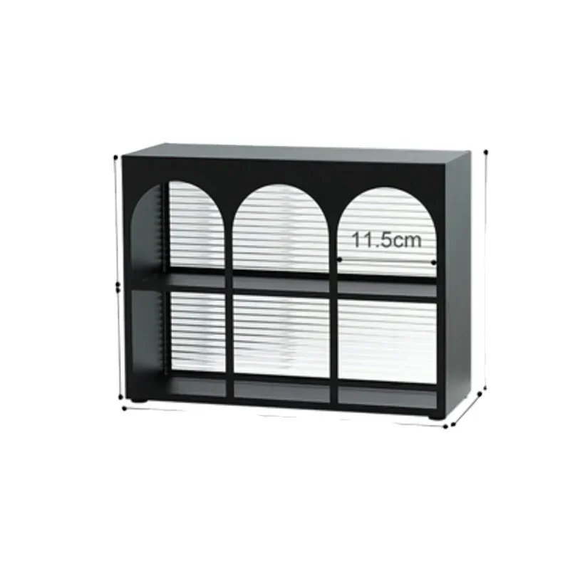 

Arch Shape Storage Shelf Ins Wind Cosmetics Perfume Storage System Iron Display Rack Acrylic Cup Rack