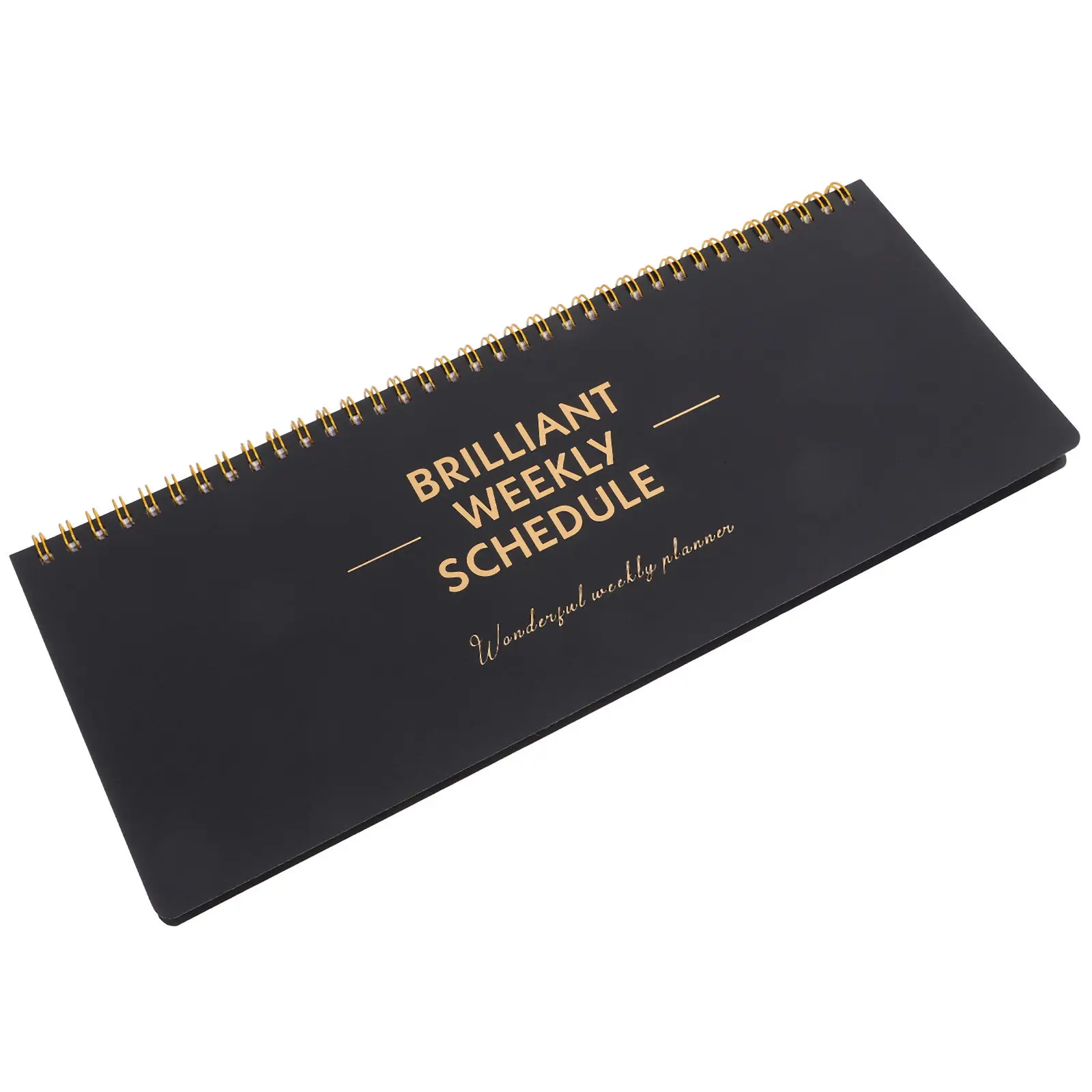 

Fashionable Weekly Planner Notepad Small Size Wear Resistant Schedule Notebook for Vacations Trips Office Use Academic Daily