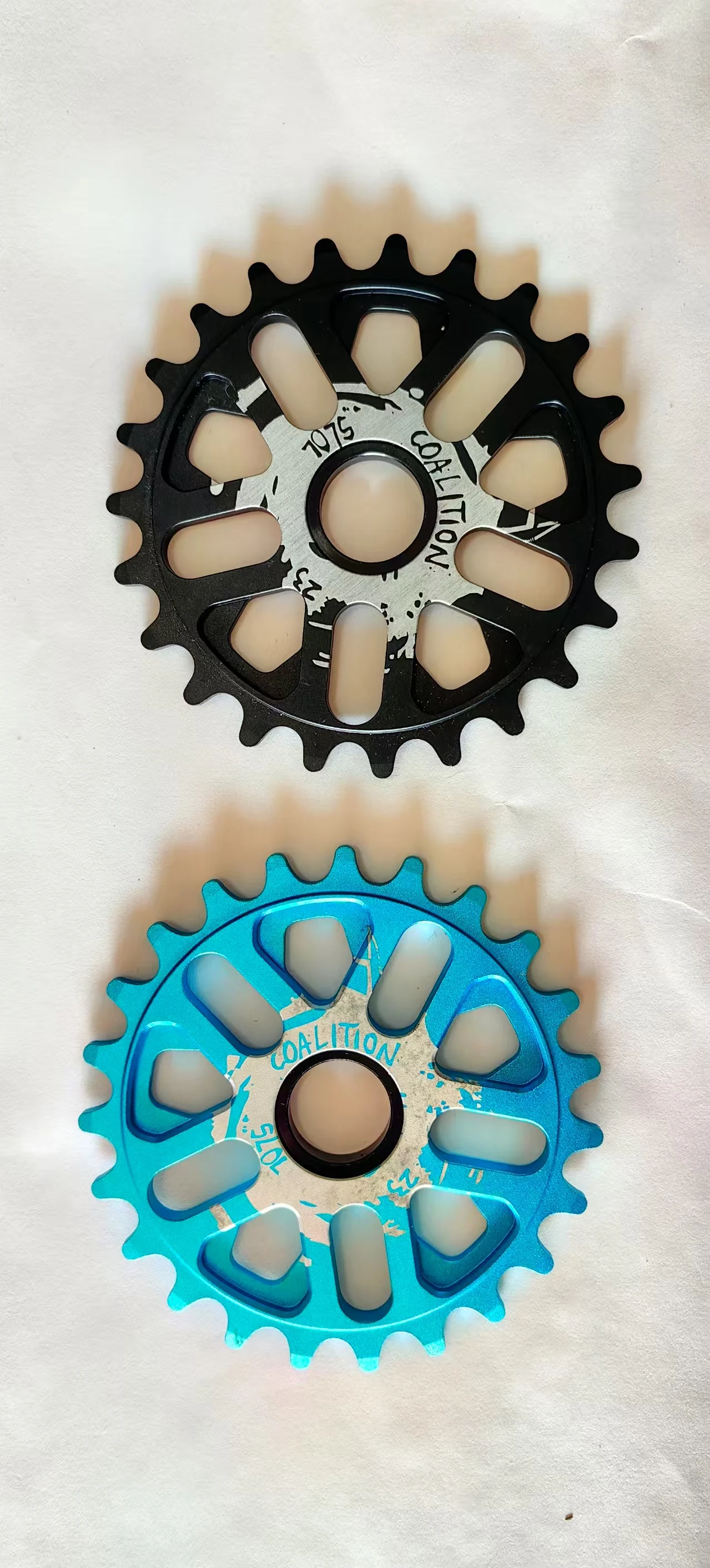 Zębatka BMX 23T Chainring Cog Coalition CNC Alloy bmx rowerowa driveline z adapterem 19mm — zdjęcie 3
