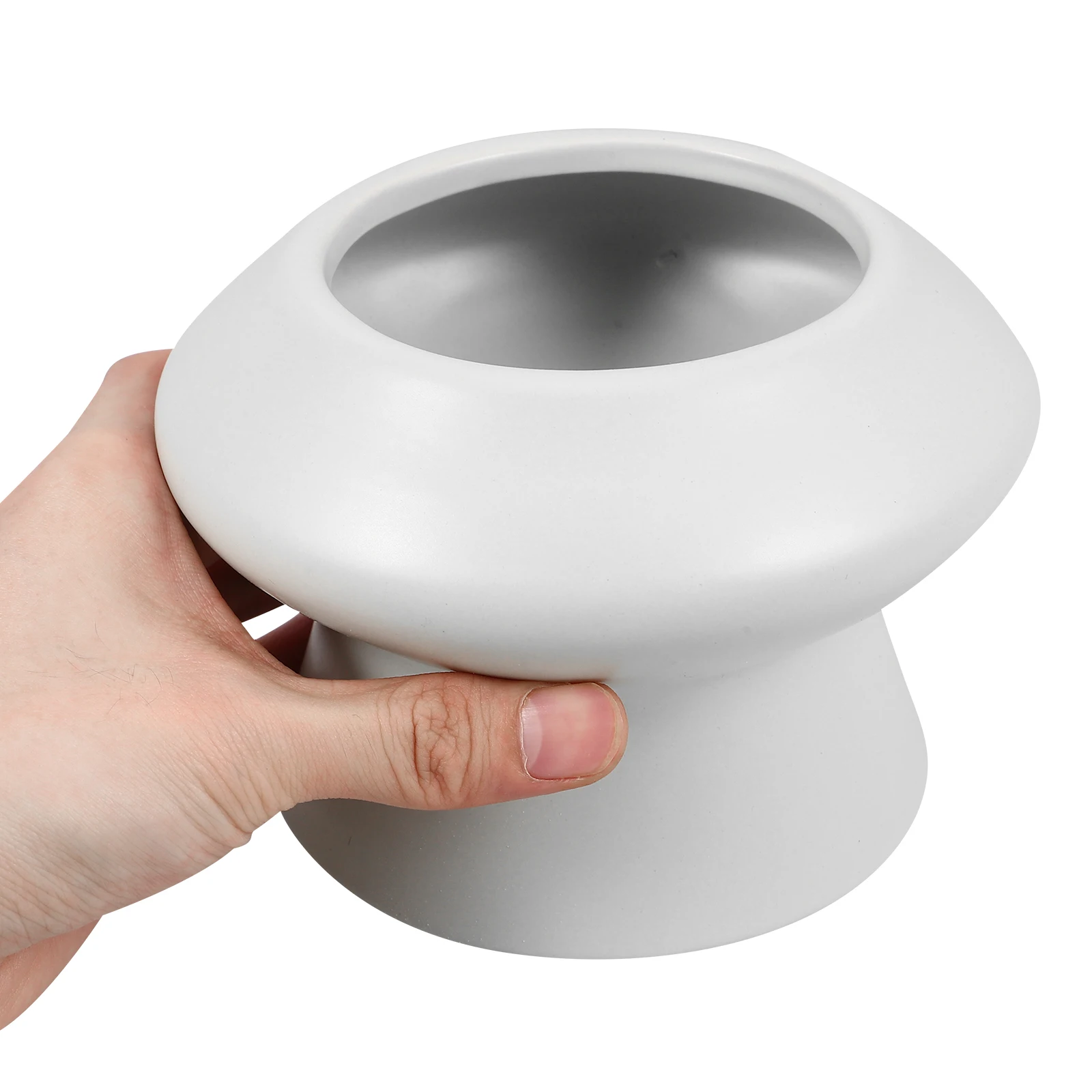 

1Pcs Ceramic Pet Bowl High Feet Dog Cat Drinking Bowl Stable Non-Tip Design Easy Clean Ceramic Pet Feeder for Water Food Storage