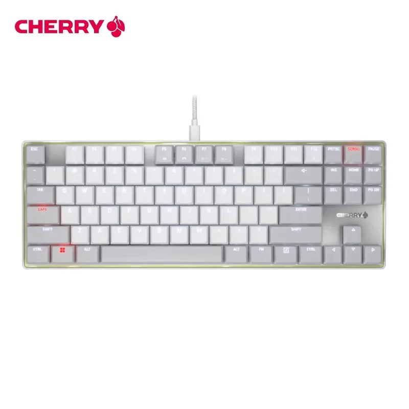 original CHERRY KC500 Wired low axis mechanical keyboard for office, silent computer gaming keyboard with 87/108 keys