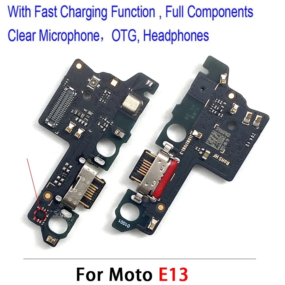 NEW Tested USB Port Connector Dock Charging Charger Board Flex Cable For Moto E13 E7 Power G22 G30 G50 G73 5G G8 G9 Plus