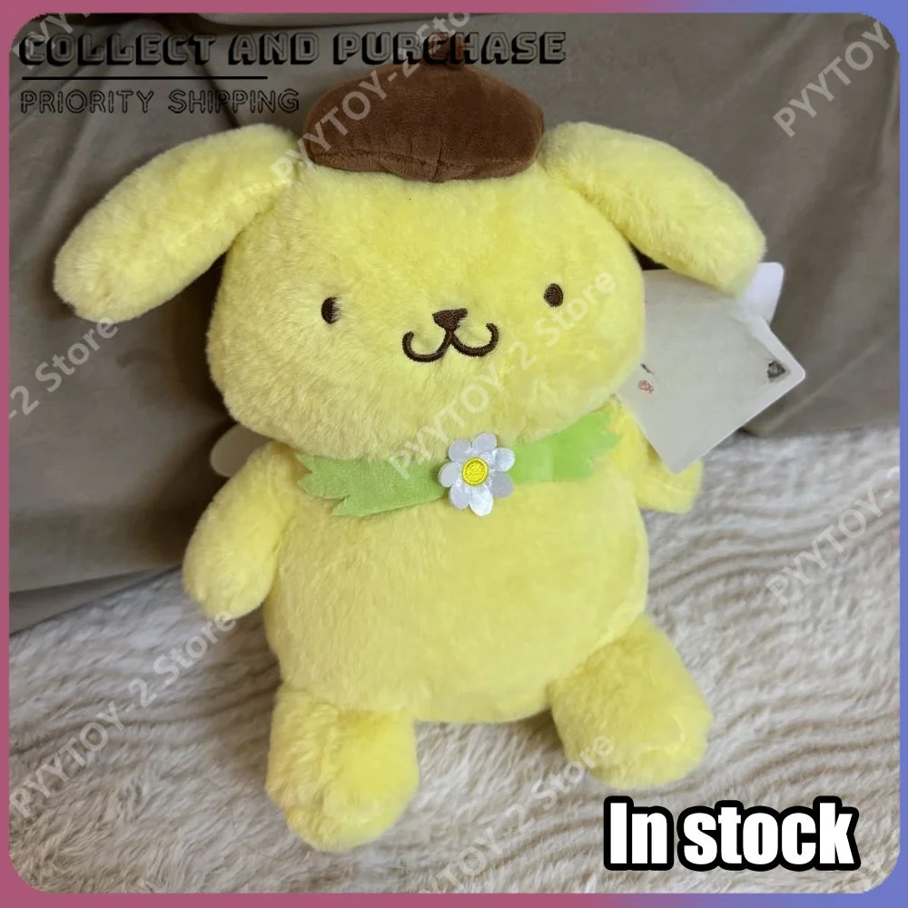 

Sanrio Pompompurin Plush Dolls Cute Cartoon Anime Pudding Dog Soft Stuffed Toy Home Decor Sleep Companion Toys Birthday Gifts