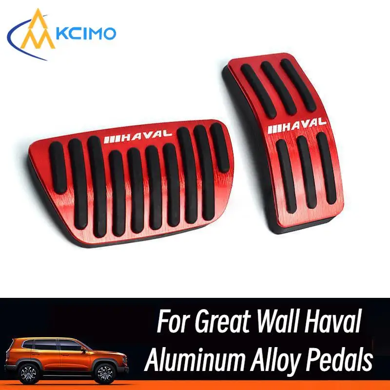 

Kcimo Car Pedal Footrest Cover Non-Slip Trim for LHD Great Wall Haval H6 Dargo GT Automatic Gear 2020 2021 2022 2023 2024
