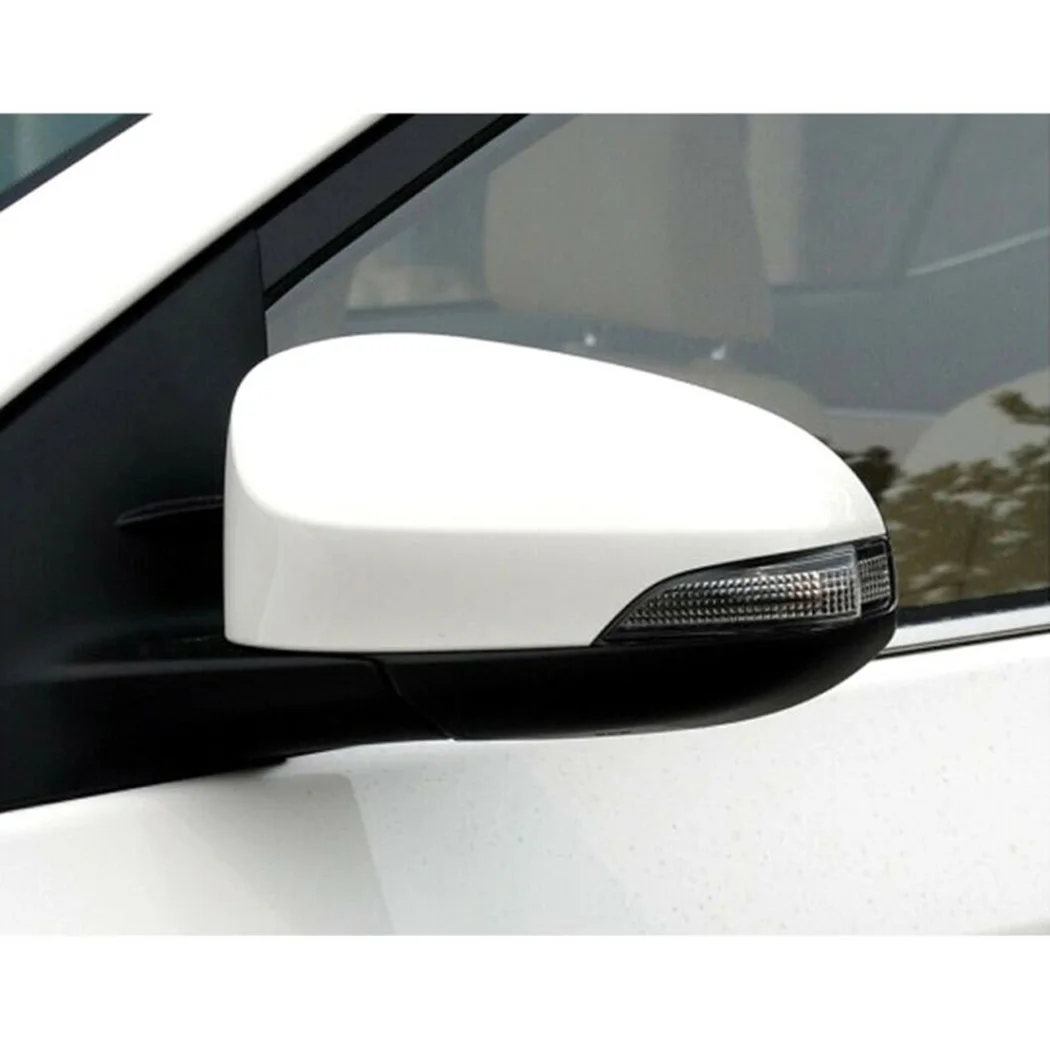 Side Mirror Cover Cap For Toyota 2014-2017 ABS White Driver Left L Car Accessories Left Rearview Mirror Housing