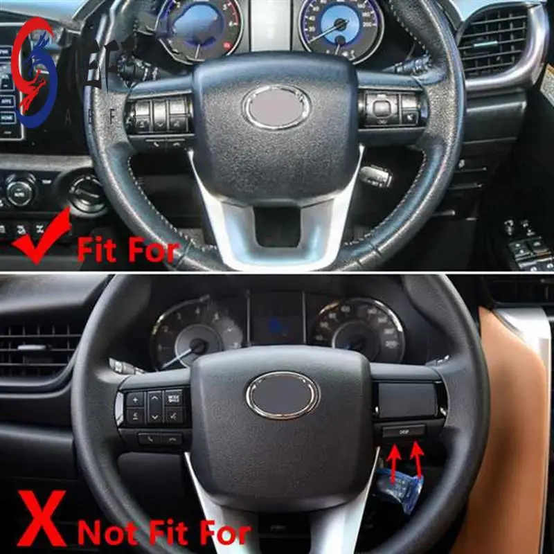 

AEF3-Car Volume Control Switch Multifunctional Steering Wheel Button 84250-0E120 For Toyota Hilux Revo Fortuner 2015-2024