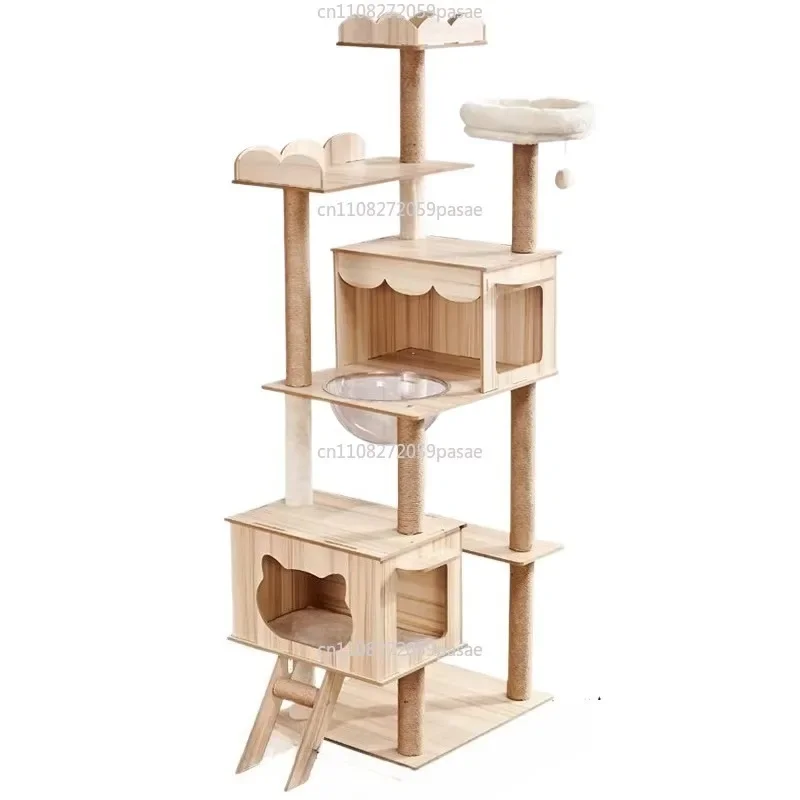 Style Cat Tree Tower Furniture Condo With Scratching Post For Indoor Cats Kittens Activity  Kitty Pet Play House