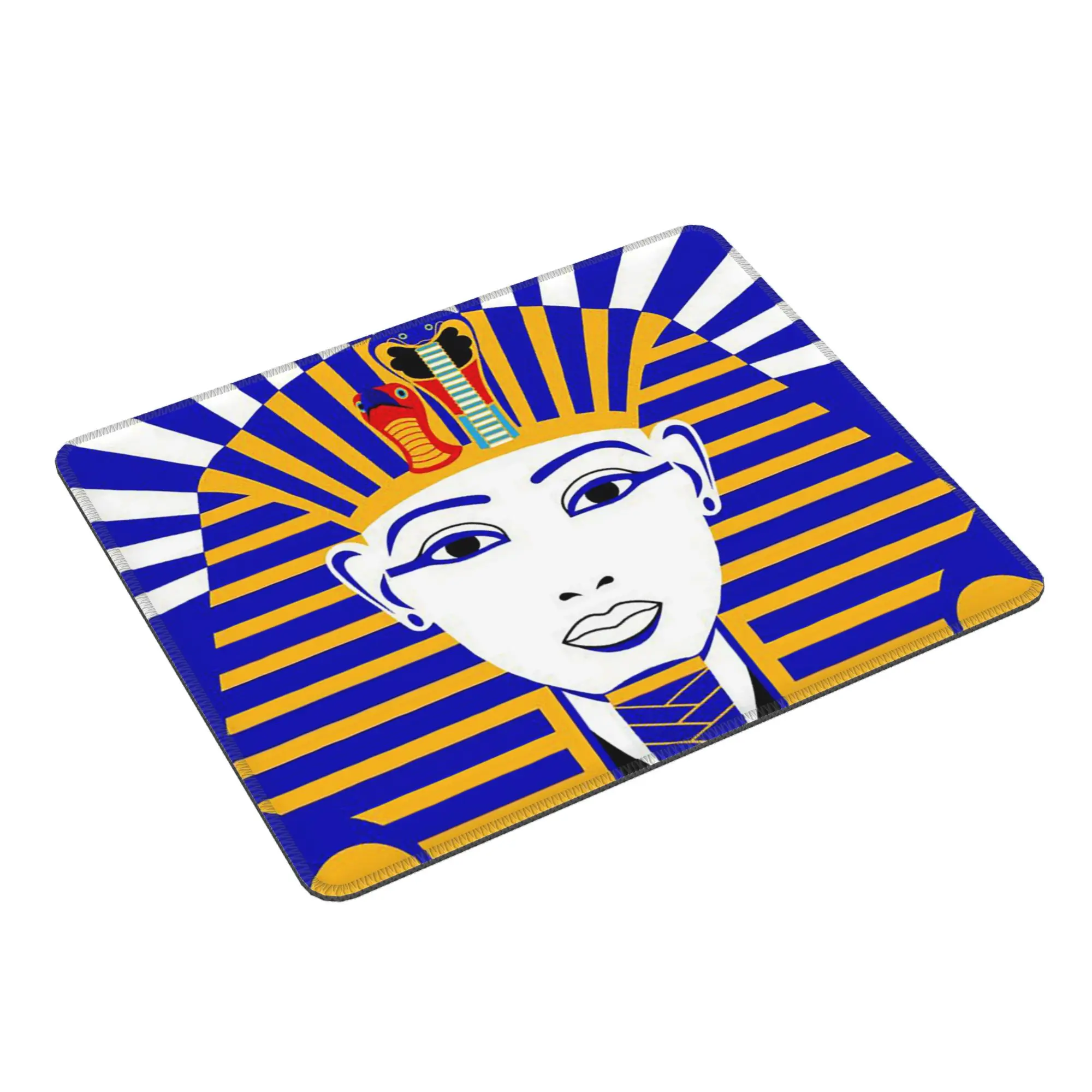 Egyptian Pharaoh With Golden Crown Illustration Mouse Pad Computer Keyboard Mouse Mat Gaming Laptop Desk Mat Office  Table Mats