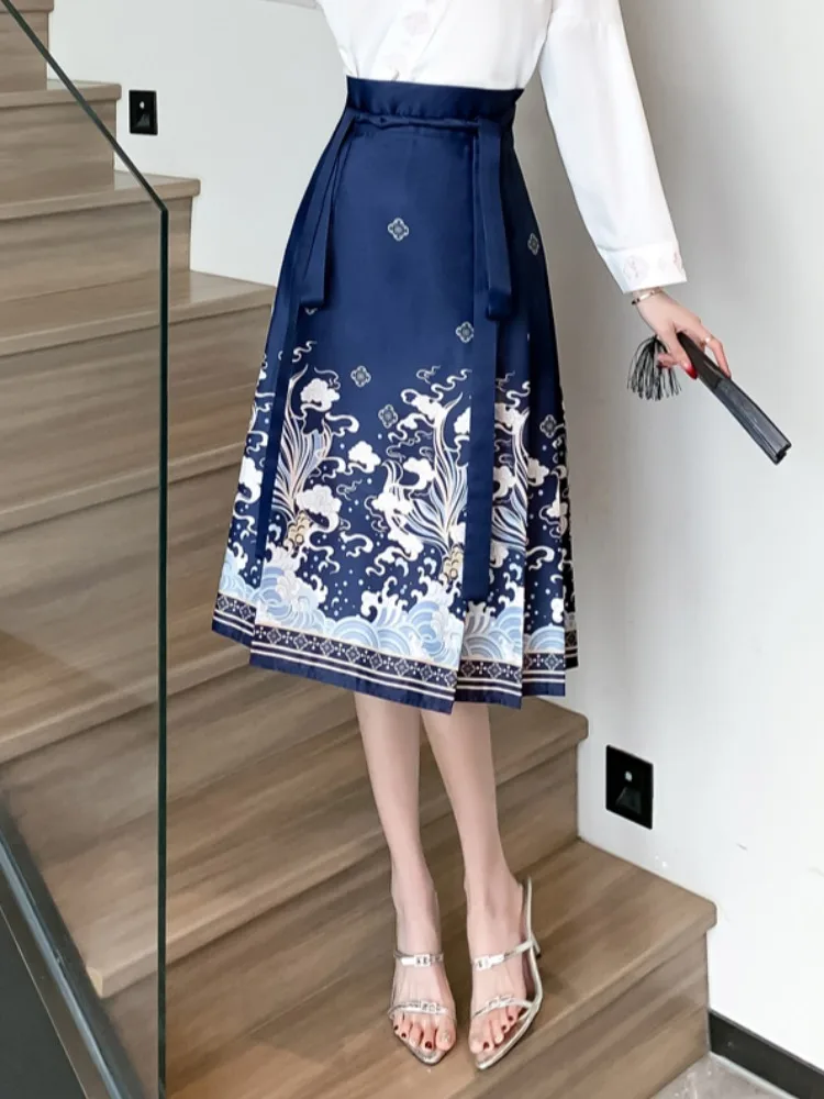 

New Chinese Sle ort Hanfu Skirt Set for Women Commute Friendly Daily Wear Spring Summer 2025 New Improved Design