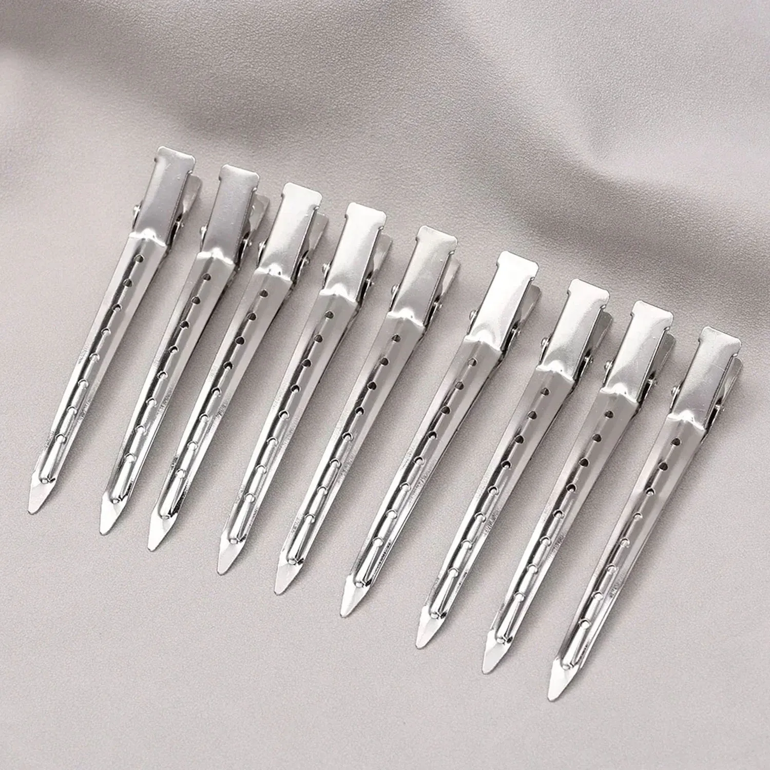 Wholesale 5-50PCS Hairdressing Sectioning Clip Clamps Hair Care Clips  Barber Hair Cut Use Styling Tools Hair Root Fluffy Hairpi