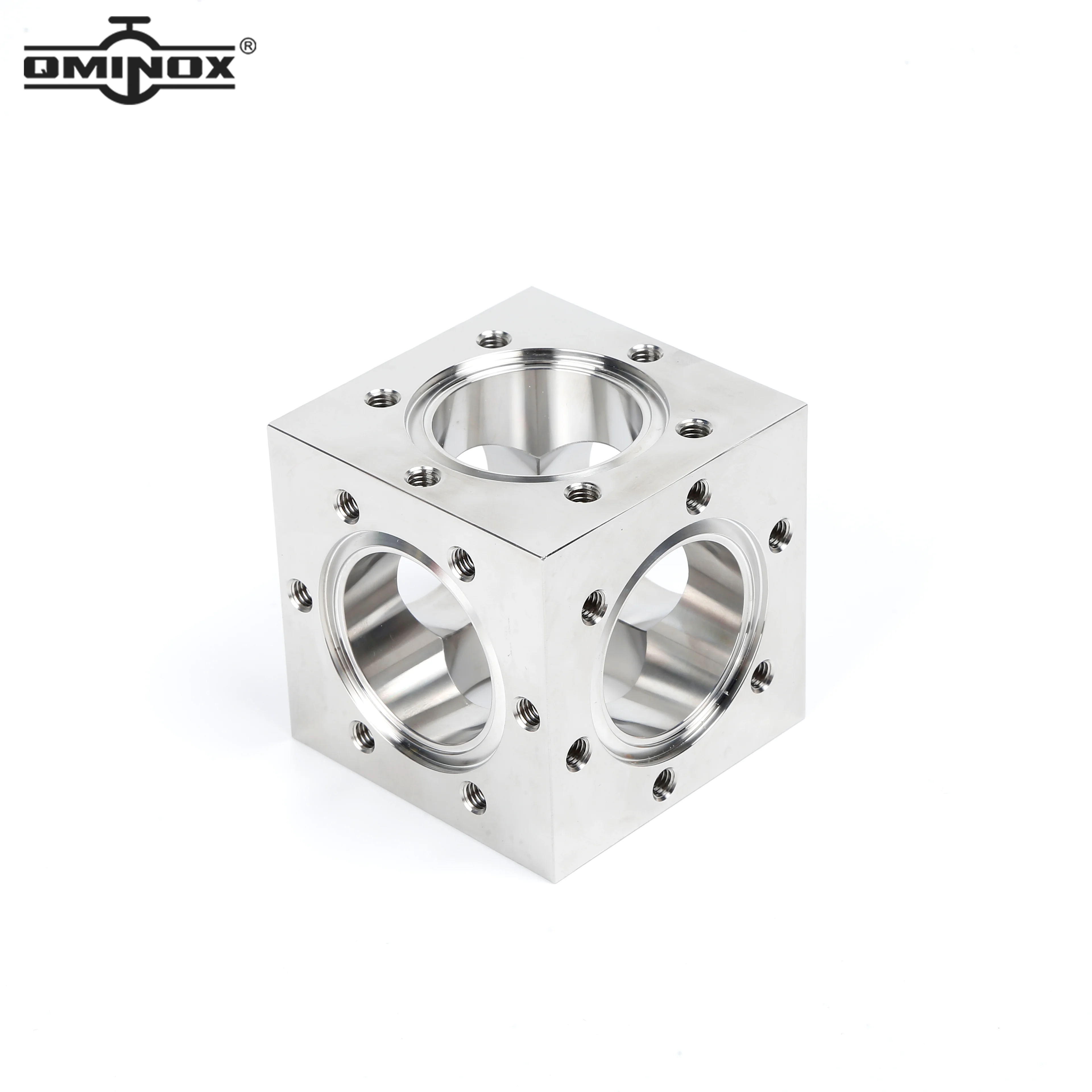 

Ultra High Vacuum CF Cube Chamber CF35/CF50/CF63 Stainless Steel 304 CF 6-Way Cube In stock ConFlat flanges vacuum fitting