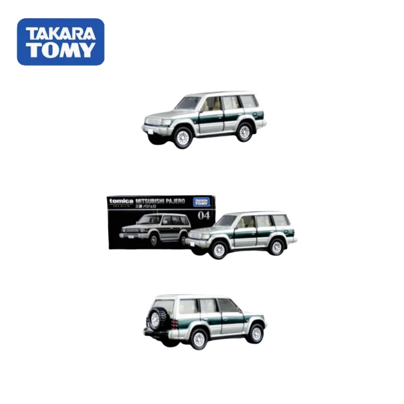 TAKARA TOMY TP04 modello di punta in lega auto Mitsubishi Pajero porta può essere aperta, decorazione della camera dei bambini giocattoli regalo di