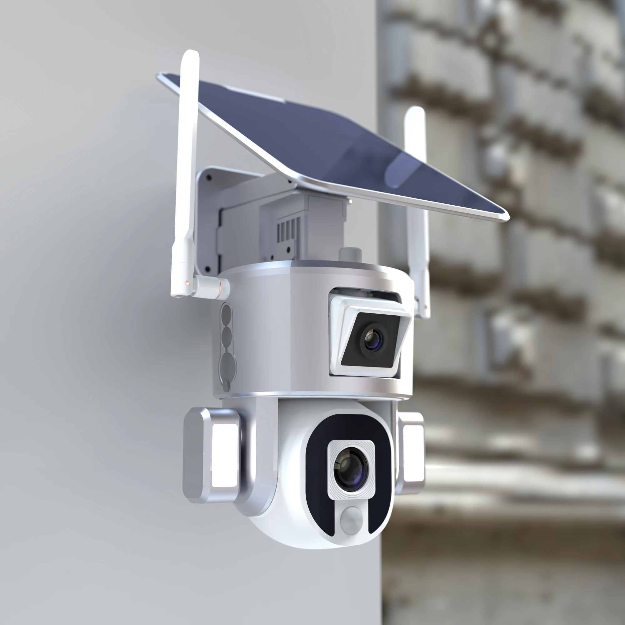 كامل HD 1080P اللاسلكية PTZ سرعة قبة كاميرا الأمن الشمسية IP WIFI CCTV كاميرا شبكة مراقبة مع بطارية LED الخفيفة #4