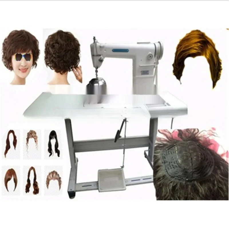 Multifunction Wig Hair Produce Shoes Equipment Industry Sewing -End Upright Feed High Column