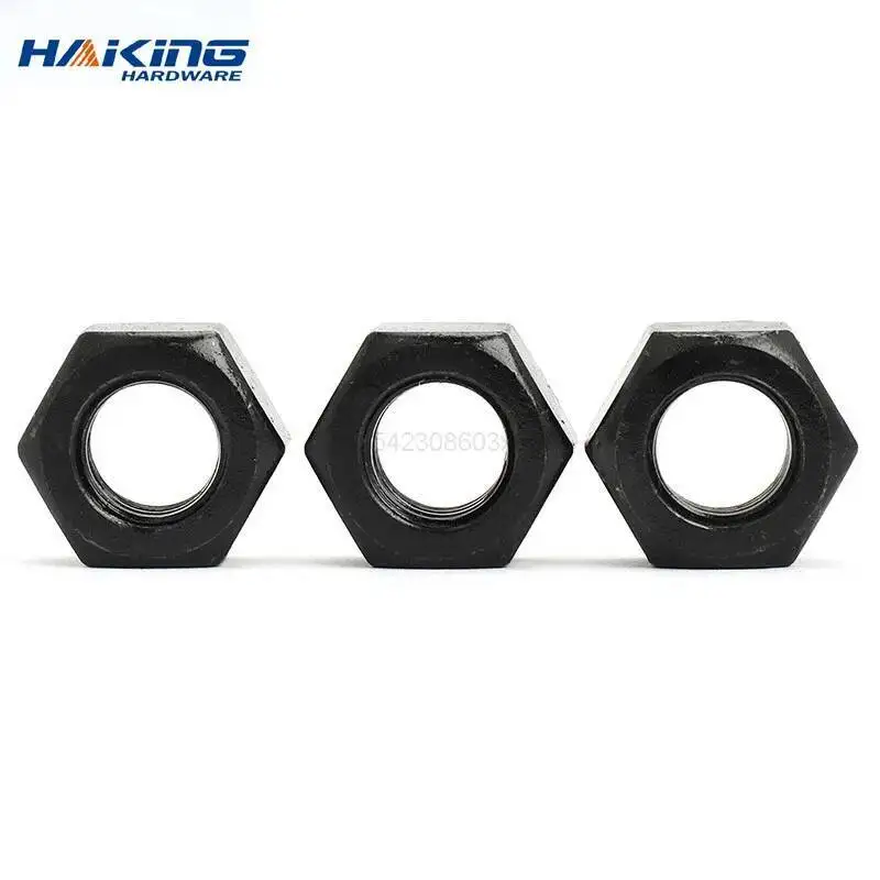 

Hexagon Hex Nuts M1.6 M2 M2.5 M3 M4 M5 M6 M8 M10 M12 M14 M16 M18 M20 M22 M24 M27 M30 black oxide carbon steel metric hex nuts