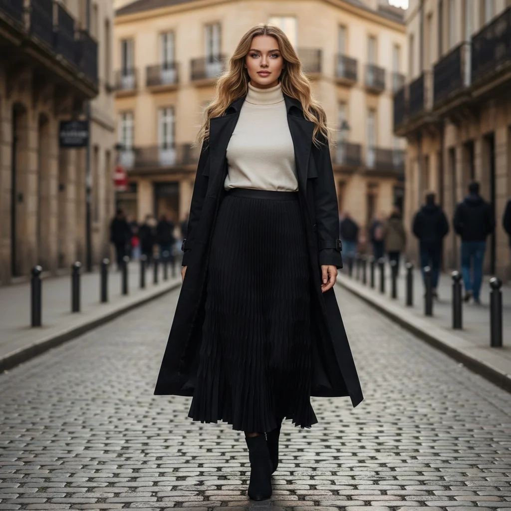

Women Skirt Elegant Midi Casual Women Fashion Skirt Midi Length Casual Ladies Elegant Skirt Casual Style High Waist BB0221