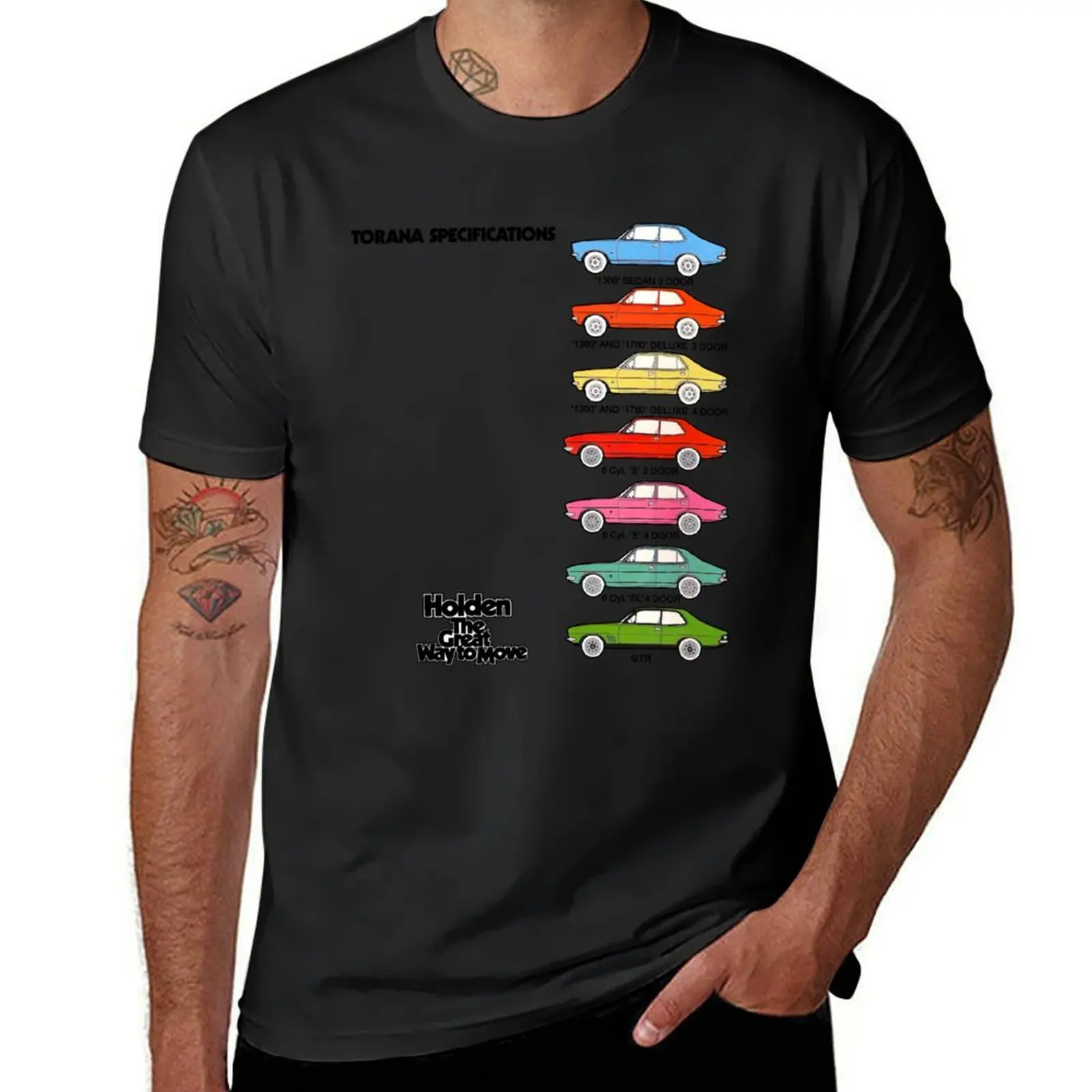 HOLDEN TORANA - SALES BROCHURE T-Shirt oversized vintage clothes summer clothes mens champion t shirts