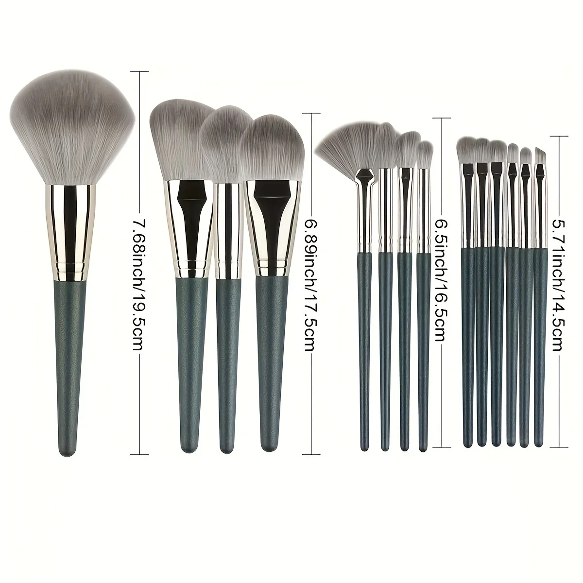 50Sets 14 Teile/satz Make-Up Pinsel Set Weichen, Flauschigen Lidschatten Pinsel Concealer Pinsel Erröten Make-Up Pinsel Schönheit Werkzeug Make-Up Pinsel