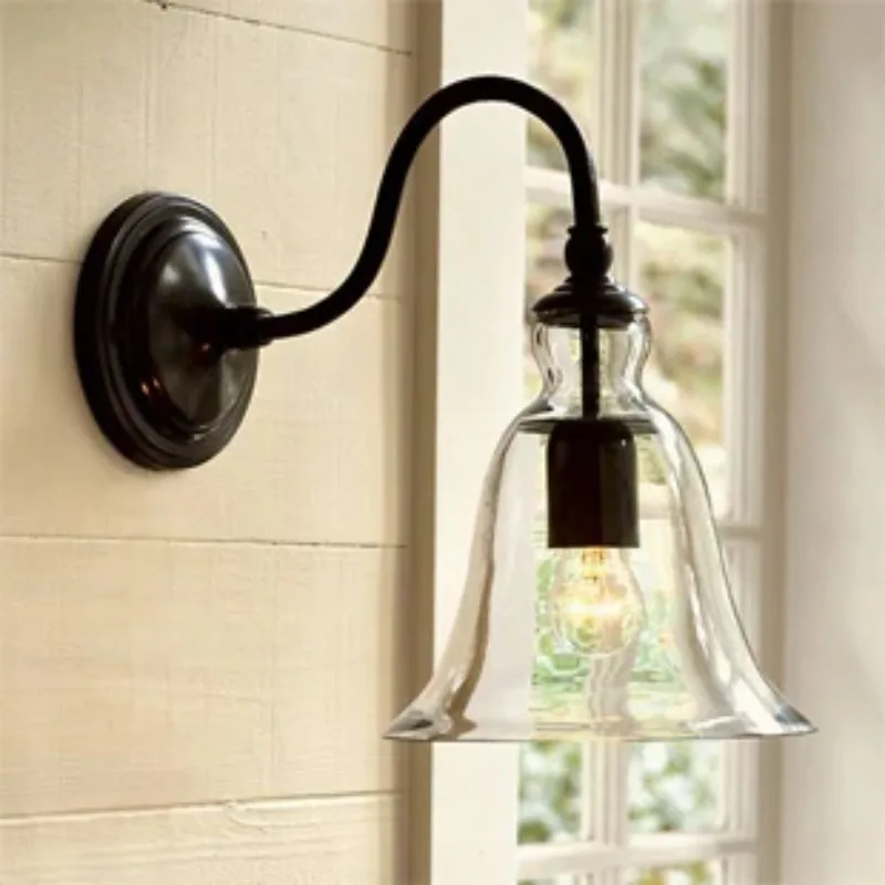 

American style modern brief bed-lighting balcony american wall lamp