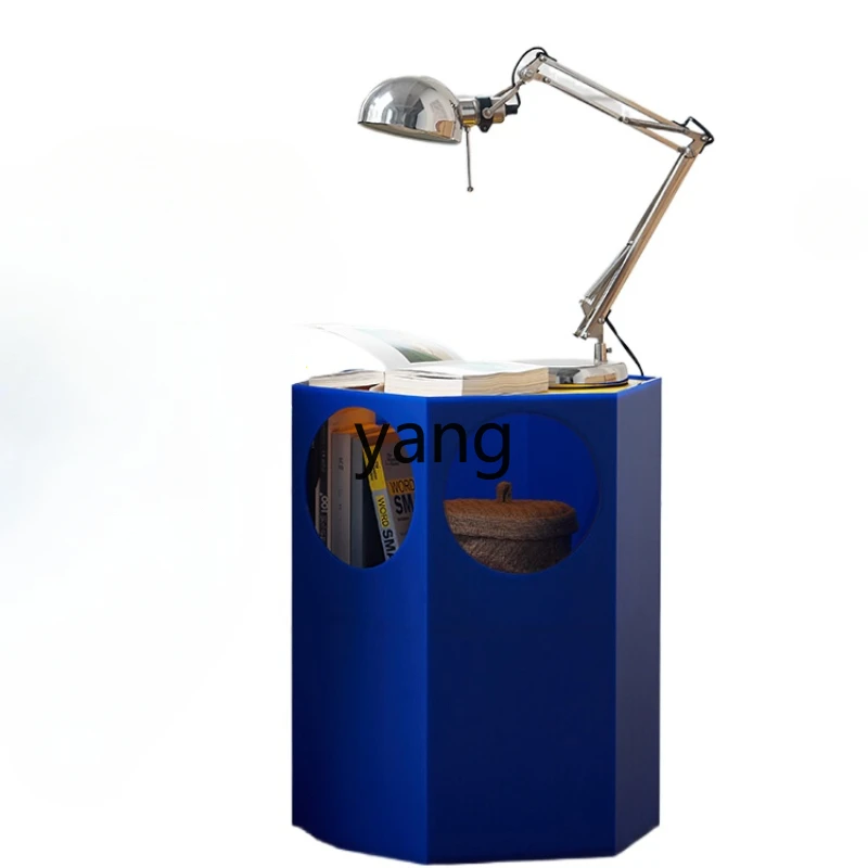 

Акриловый боковой столик Yjq, маленький креативный Круглый Мини-столик с кошачьим гнездом, прикроватный столик для хранения дивана