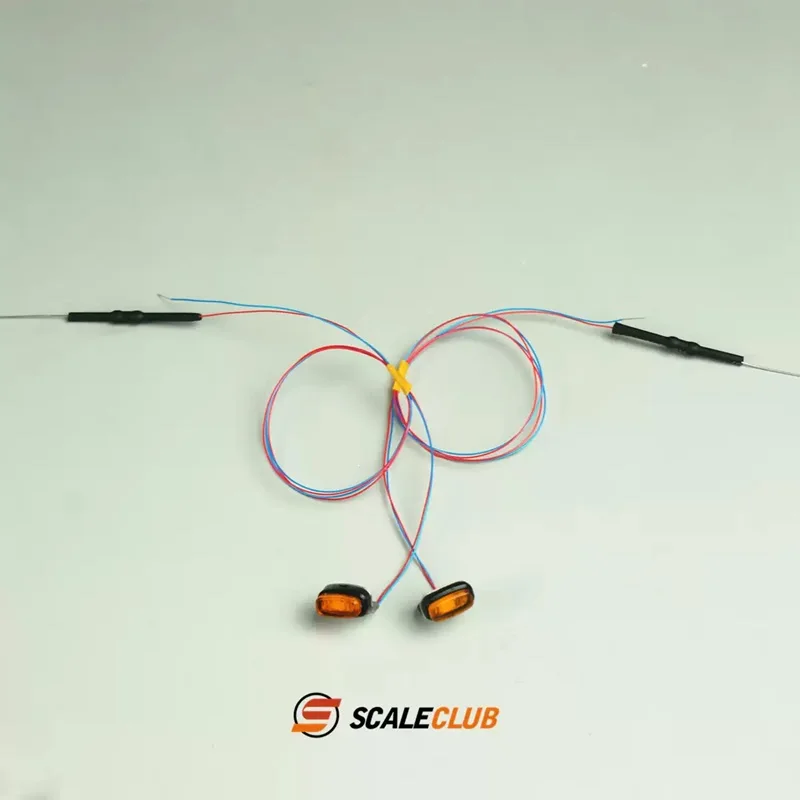 Scaleclub 1/14 트랙터 덤프 트럭 폭 조명 경고등 위험등 LESU DIY