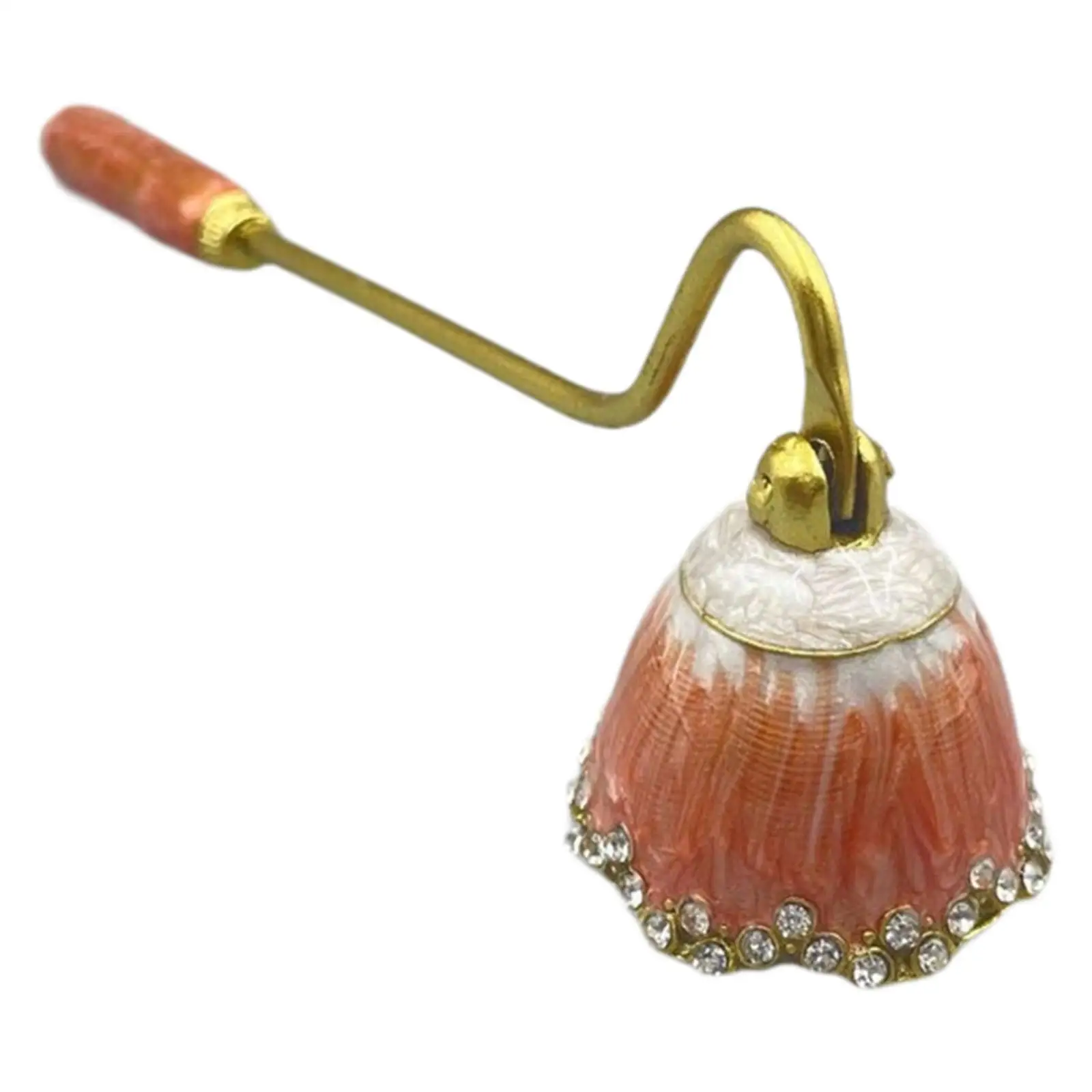 Decorative Candle Accessory Wick Flame Extinguishing Tool Long Handle Candle Snuffer for Aromatic Candles Lovers