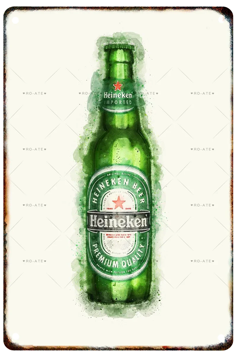 Beer Whiskey Metal Signage Tin Painting Billboard Vintage Poster Home Living Room Bar Club Wall Art Decorative Mural Aesthetics