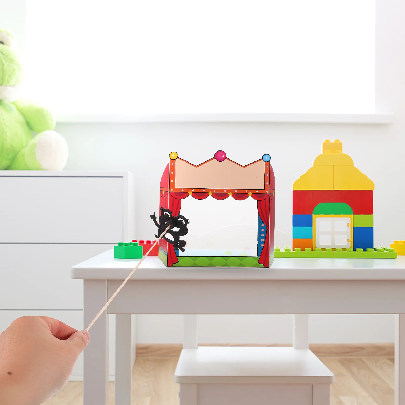 Zestaw do tworzenia klatkowych lalek, edukacyjny zestaw DIY do teatru, kreatywna zajęcie w klasie, tradycyjne chińskie klatki cieniowe