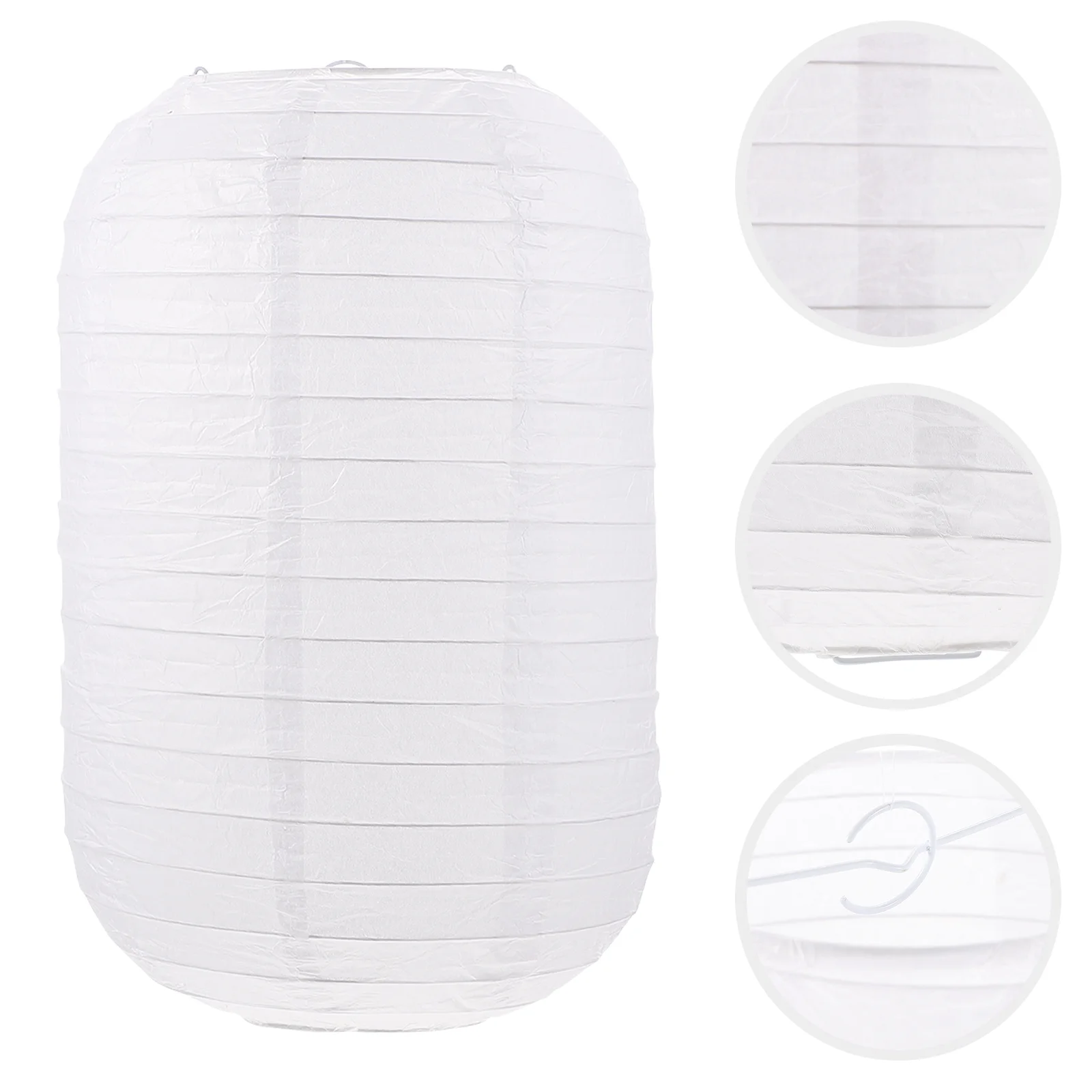 Linterna japonesa de melón de invierno para exteriores, decoración colgante para interiores, ramas, accesorios blancos para el hogar, 2 uds.