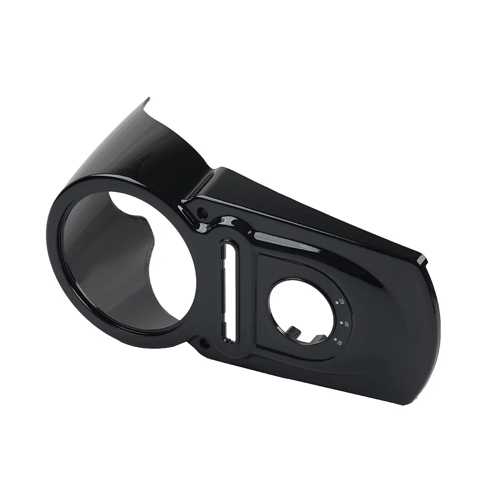 Glossy Black For  Dyna FXDWG FXDL FXDB 2004-2023 Motorcycle Gas Fuel Tank Console Cover Panel Protector ABS