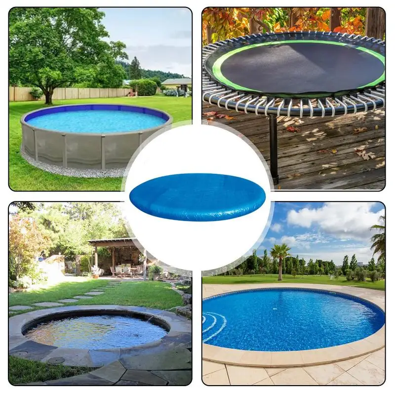400um Bubble Pool Cover, Rectangle Solar Tarpaulin, Swimming Pool Protection Cover, Heat Insulation Film, Pool PE Dust Cover