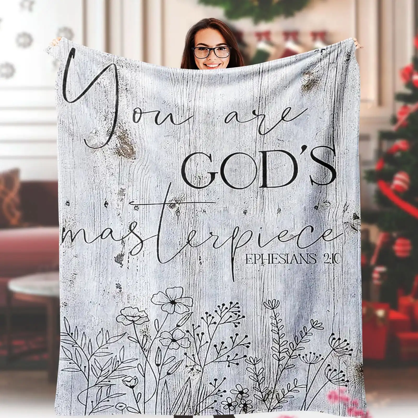Christian Gifts for Women Christian Blanket for Women -God Say You Are- Faith Religious Gifts Spiritual Inspirational Gifts