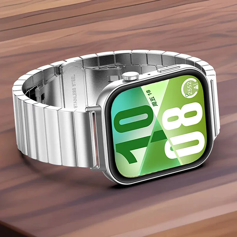 Stainless Steel Band For Huawei Watch Fit 4 Pro Metal Bracelet Correa For Huawei Watch Fit 3 4 Strap Butterfly Buckle Watchband