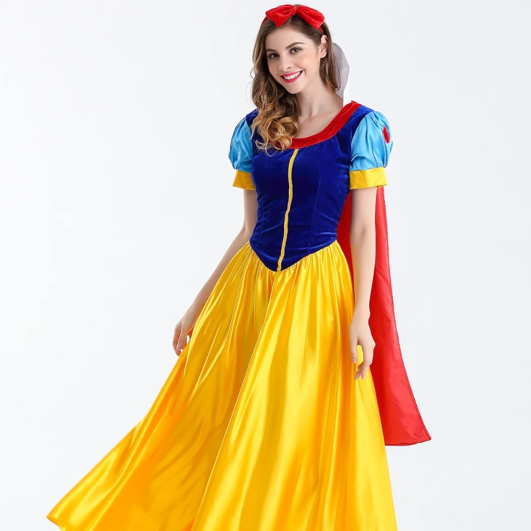 Disney Karakter Randapparatuur Sneeuwwitte Cosplay Kostuum Halloween Feest Kostuum Rekwisieten Vakantie Cadeau Uitvoering Kostuum