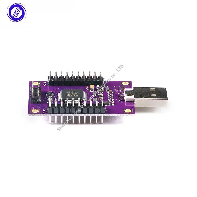 Módulo CJMCU-4232 FT4232 4 canais USB para porta serial UART/SPI/I2C/JTAG/RS232/RS485/RS422