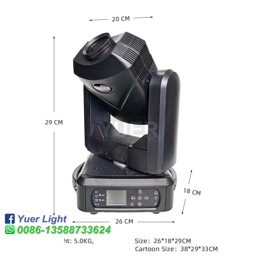 Projecteur Laser à Tête Mobile pour Animation RVB, Modèle de Lumière RJ45 2W 3W 5W DMXorgDJ Chang, ixde brev, Bar, Spectacle d'Effets de Vacances