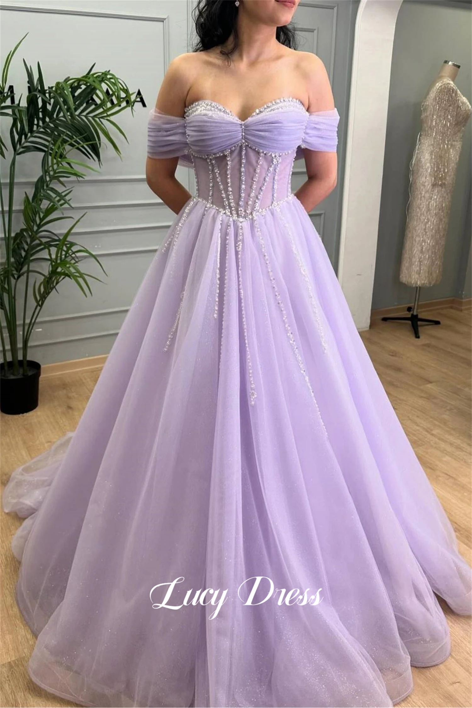 

Lucy Customized Party Dress Elegant Women's Dresses for Wedding Party Summer Dresses 2025 Special Occasion Dress Ball Gowns Prom