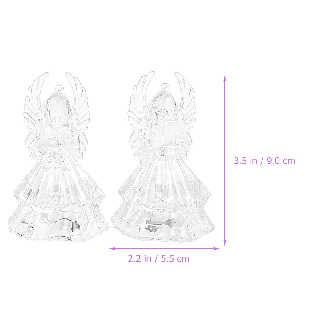 4 قطعة تغيير غرفة نوم ليلة ضوء المصباح لغرفة ديكور المنزل الحارس الملاك مصباح غرفة نوم مكتب حلية Led #4