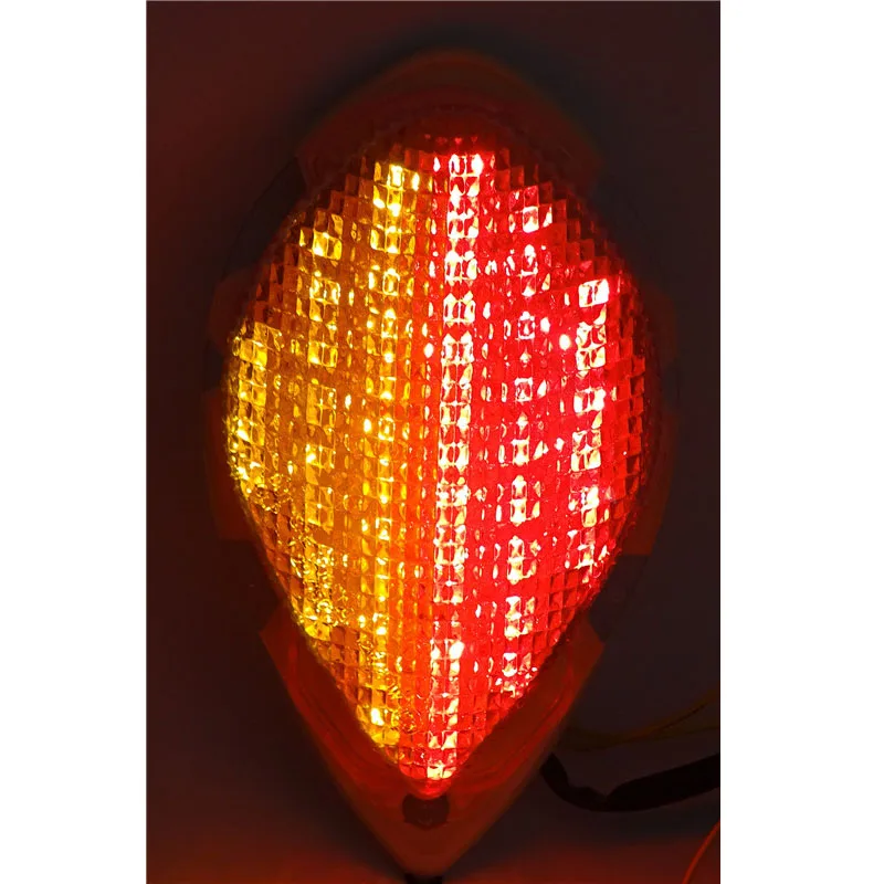 WAASE EMARK Rear Taillight Tail Brake Turn Signals Integrated Led Light For 2004 2005 2006 2007-2009 YAMAHA Road Star XV1700