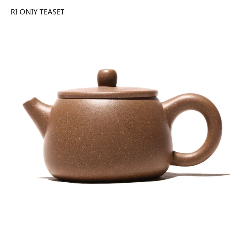 

100ml Chinese Yixing Purple Clay Teapots Ball Shaped Infuser Tea Pot Beauty Kettle Raw Ore Handmade Zisha Tea Set Customized