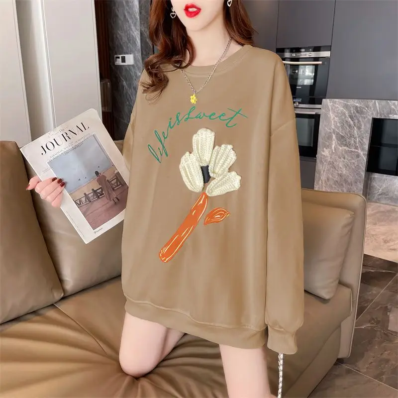 女性のためのゆったりとした痩身パーカー,トレンディなデザイン,大きなサイズ,インターネットの有名人,気質,韓国語版,新しい