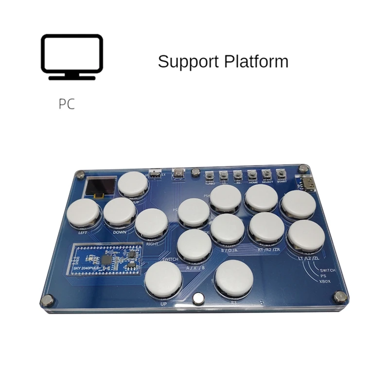 ELOS-14Key Joystick Hitbox Keyboard Arcade Stick Controller For PS4/PS3/Switch/Steam Arcade Hitbox Controller Fight Sticks