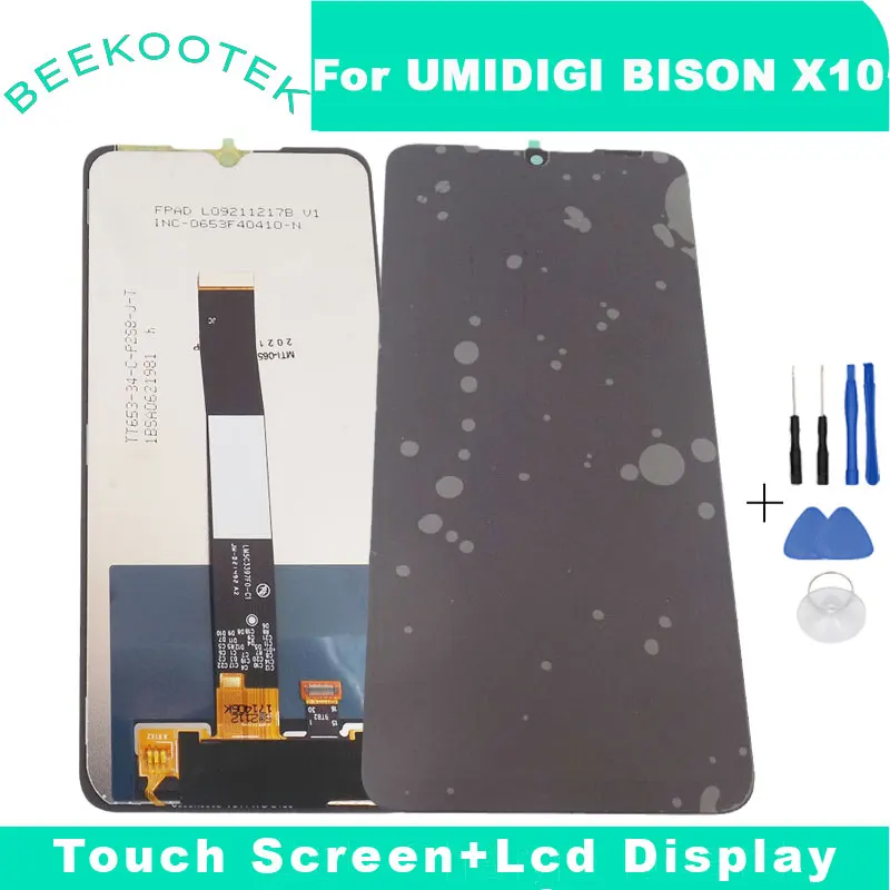 New Original UMIDIGI BISON X10 Touch Screen+Lcd Display Repair Replacement Accessories Part For UMIDIGI BISON X10 Smart Phone